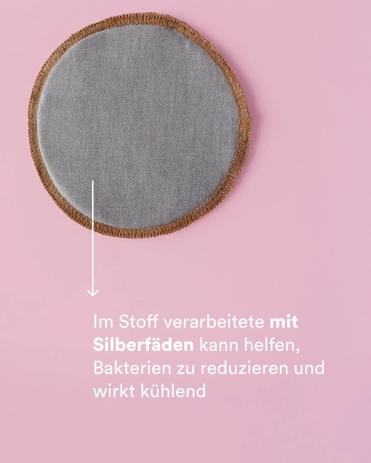 Waschbare Silber-Stilleinlagen - MammaPads – Medium - 2er-Pack