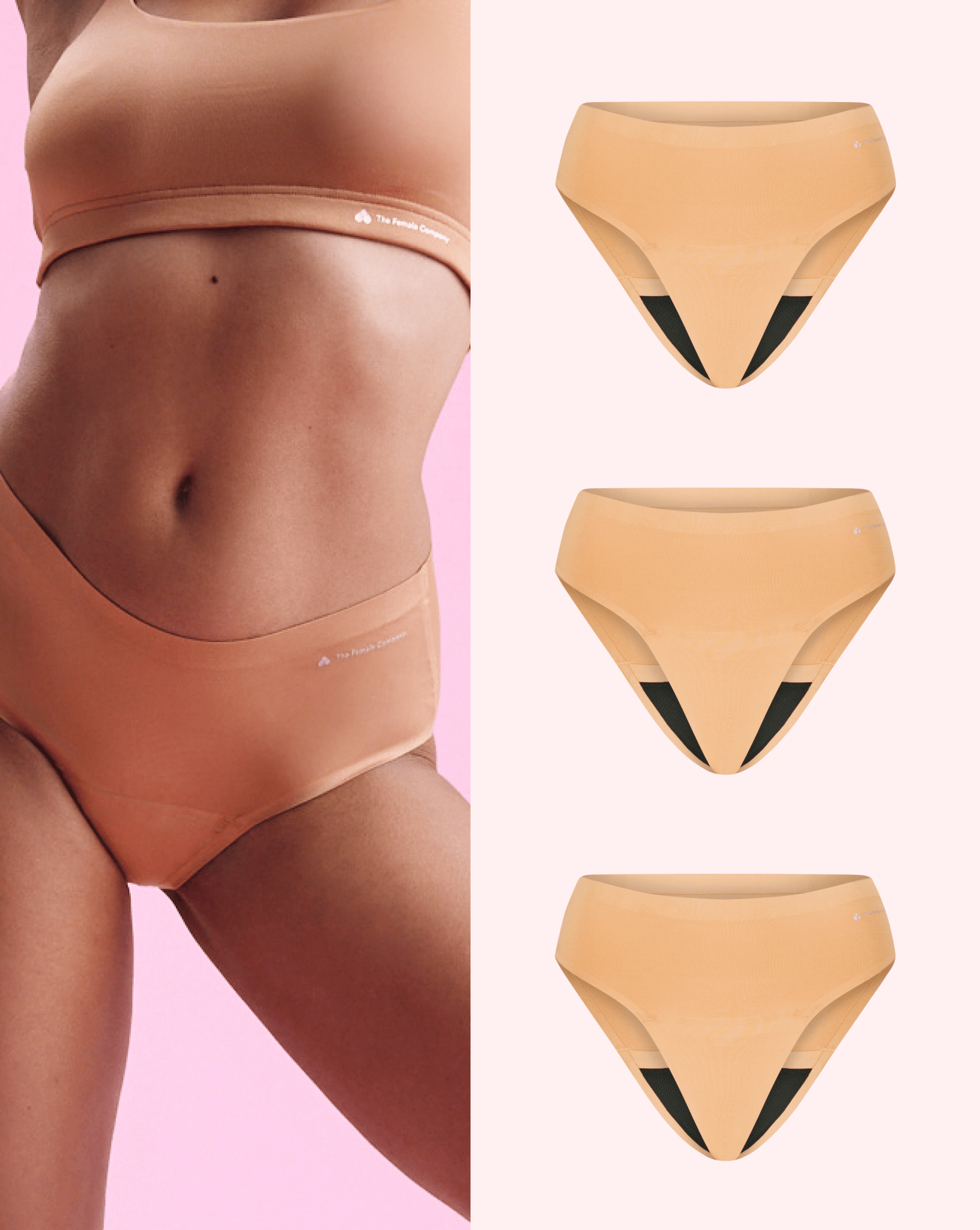 Multipack: 3x Seamless Slip