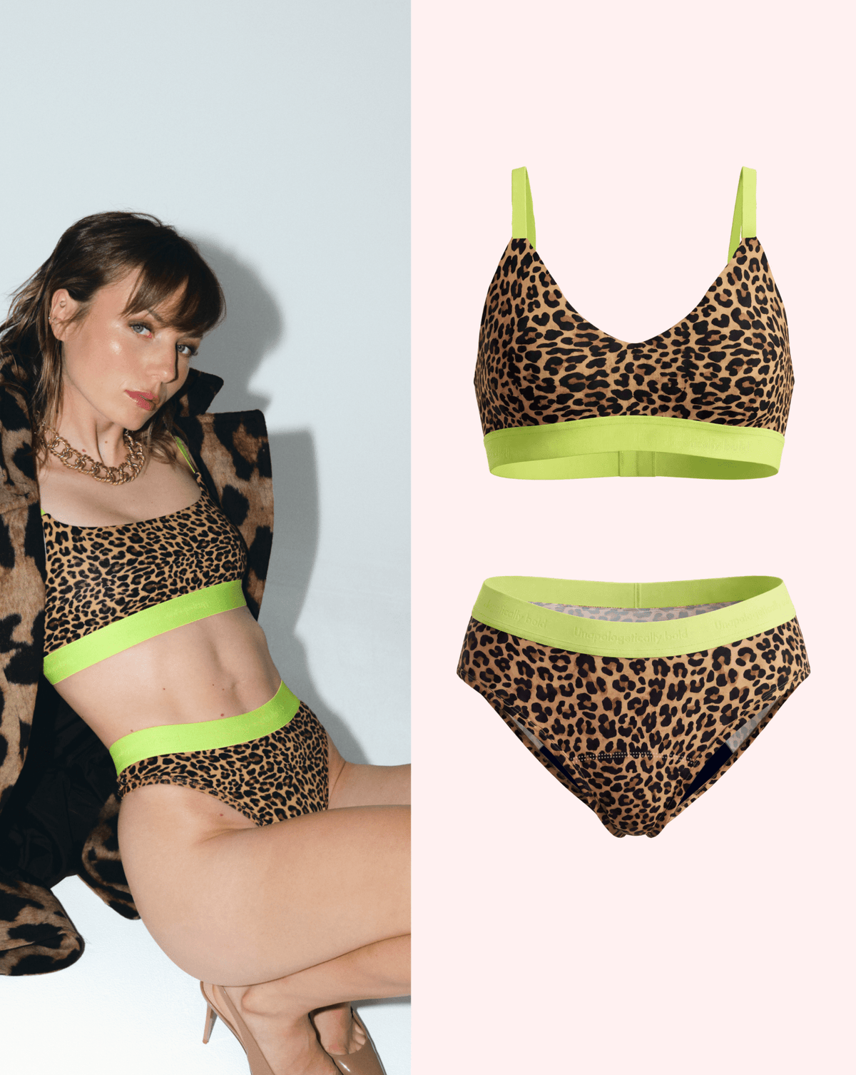 Set: LEO Bralette & Brief - Extra Strong