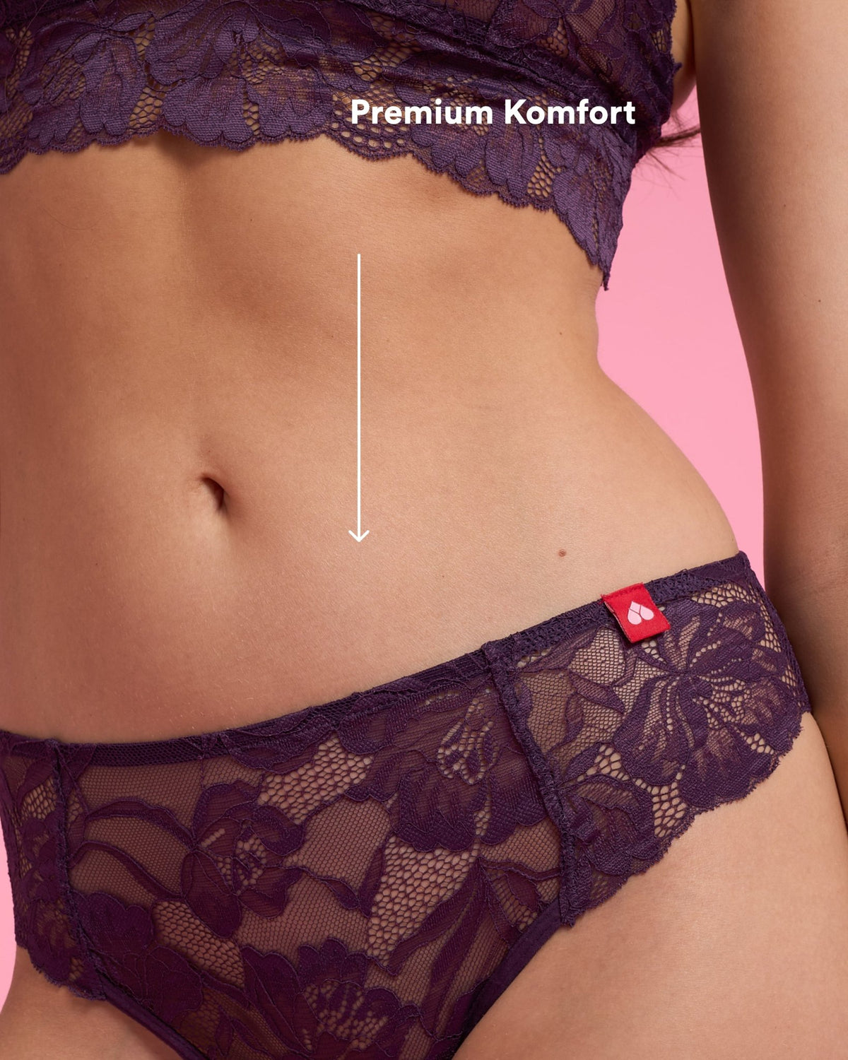 Set: Luxury Lace Bralette & Slip – Light