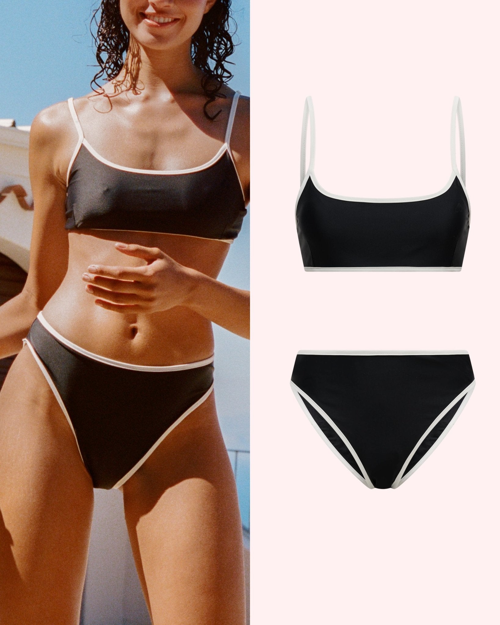 Set: Bikinitop & Period Bikini Slip