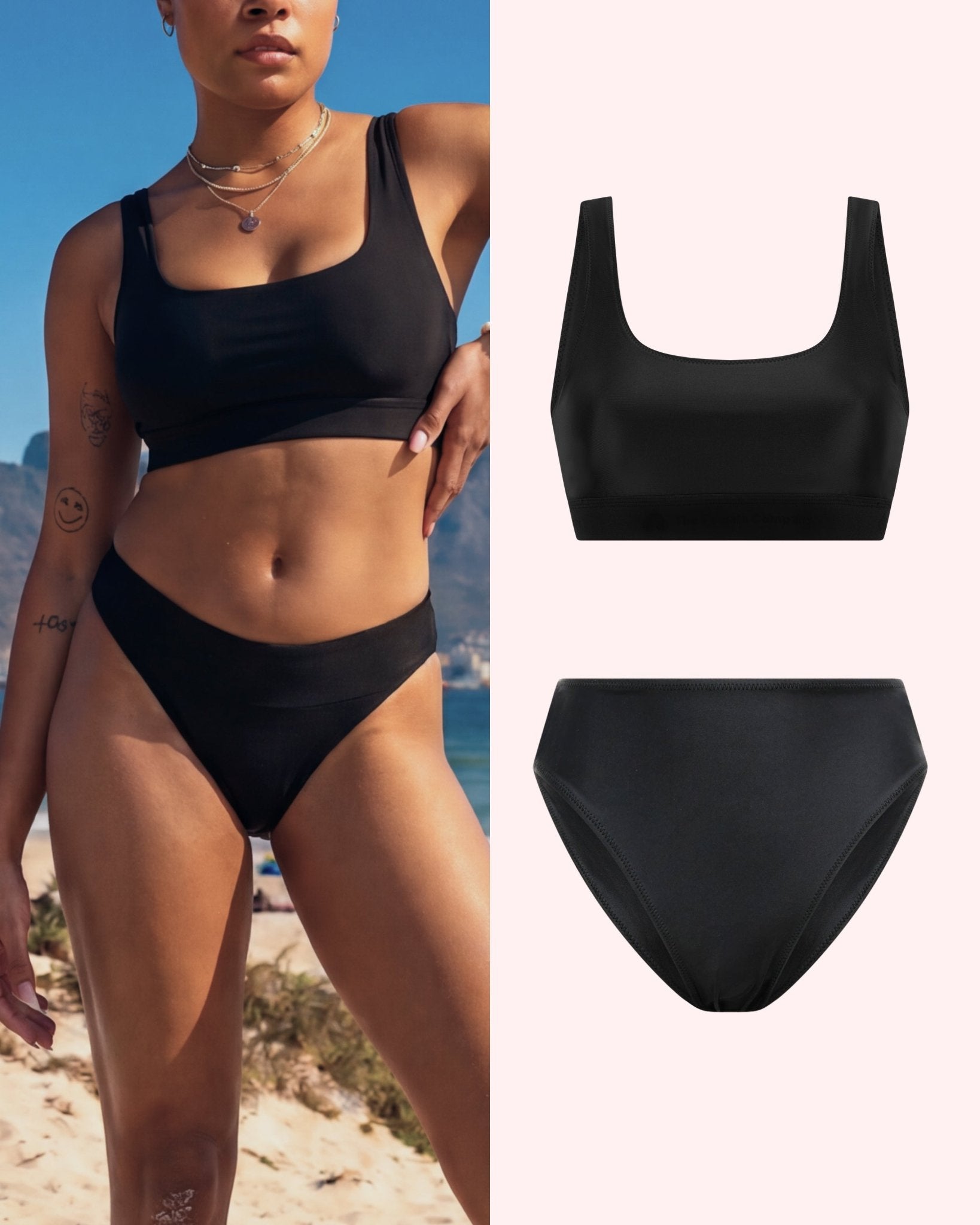Set: Bikinitop ACTIVE & Period Bikini Slip