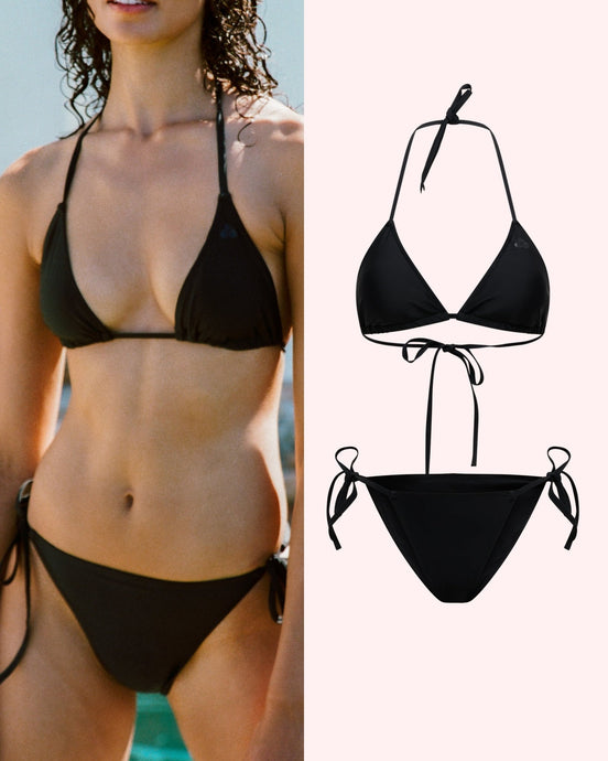 Set: Bikinitop Triangle & Period Swimwear Tie Slip